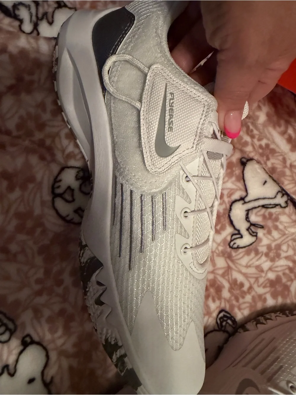Nike White and Gray Men’s Athletic Shoes